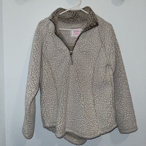 Women's Sherpa pullover jacket